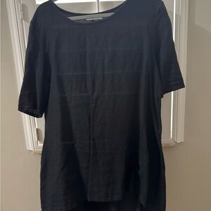 Bryan Walker Black Tunic Top